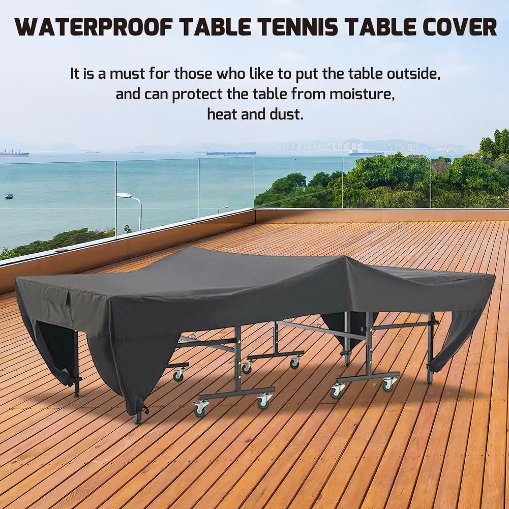 

New Outdoor Waterproof Dust-proof Pings Pong Table Cover Storage Cover Protection Table Tennis Sheet Furniture Case for Indoor
