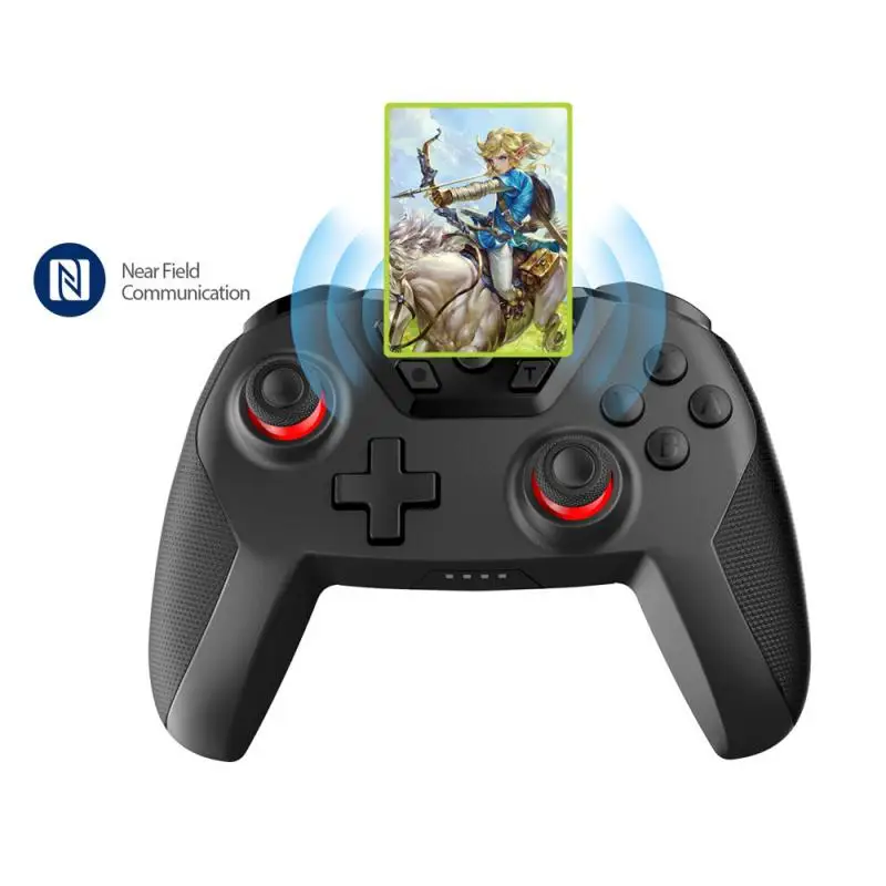 

Портативный беспроводной игровой Bluetooth-контроллер, беспроводной геймпад для Nintendo Switch PRO с поддержкой пропуска одной кнопкой и функцией NFC