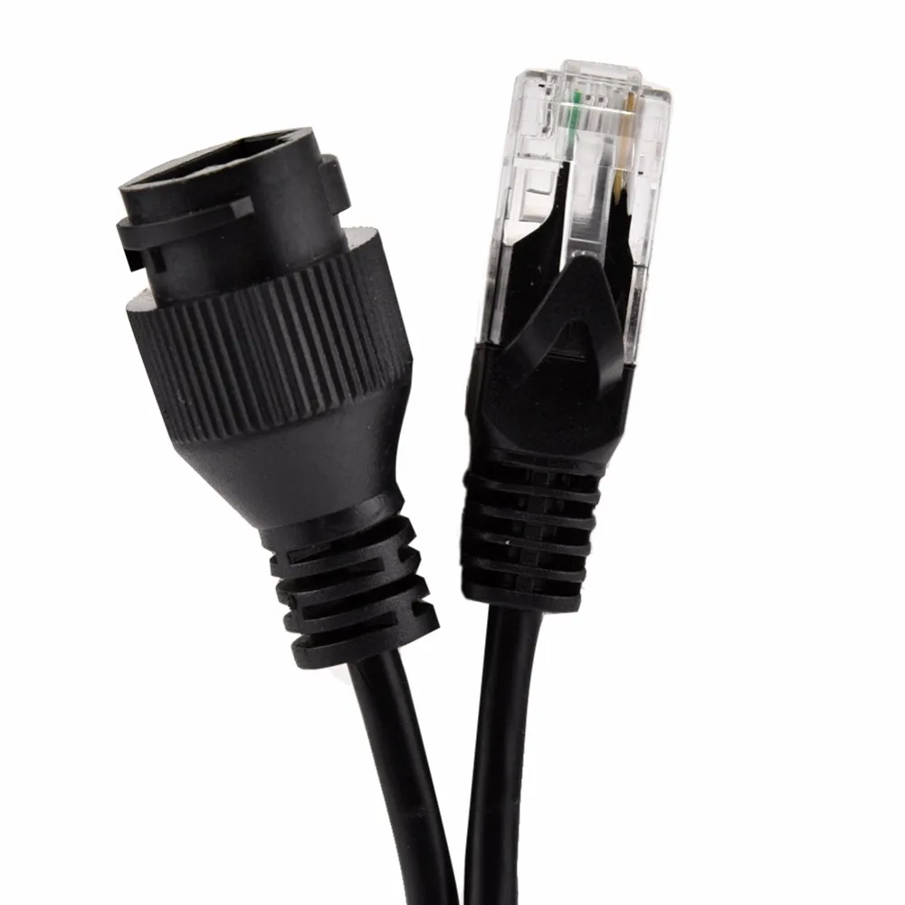 1 Pair POE Network Splitter Separator Receiver for RJ45 Network Cable PoE Splitter Injector