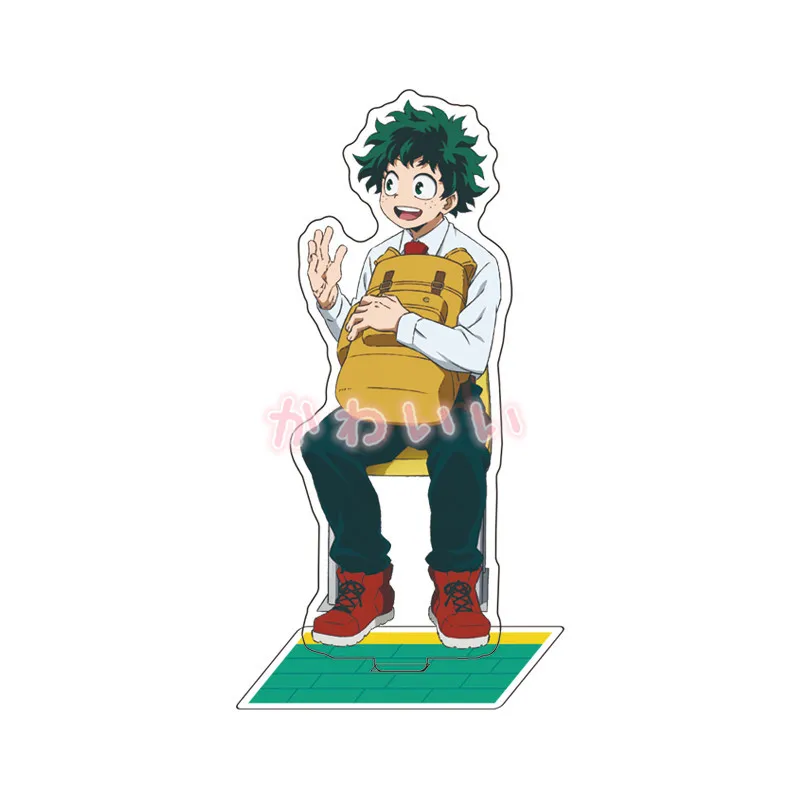 

Anime My Hero Academia Keychains Accessories Todoroki Shouto Bakugou Katsuki Cosplay Acrylic Figure Keyring Kids Collection Toys