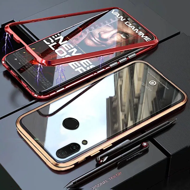 Чехол YonLinTan Coque для huawei Nova 3 3i 3e Nova3 Nova3i Металлическая магнитная рамка жесткие чехлы
