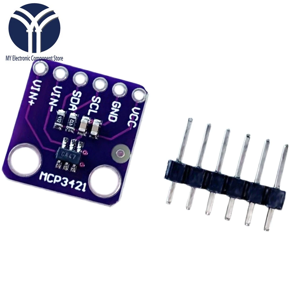 MCP3421 I2C SOT23-6 delta-sigma ADC оценочный модуль плата для PICkit последовательного