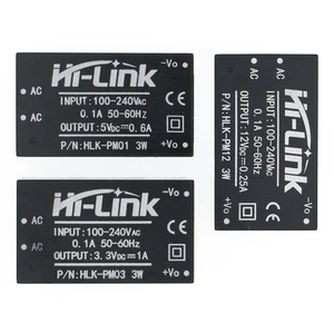 HLK-PM01 HLK-PM03 HLK-PM12 AC-DC 220V to 5V/3.3V/12V mini power supply module,intelligent household 