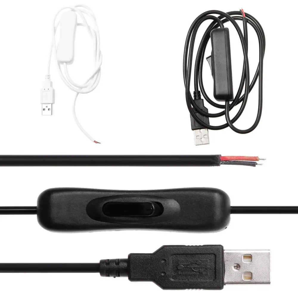 Горячий 5 в USB кабель удлинитель 2 0 штекер 2Pin провода для зарядки питания шнур DIY 1 м