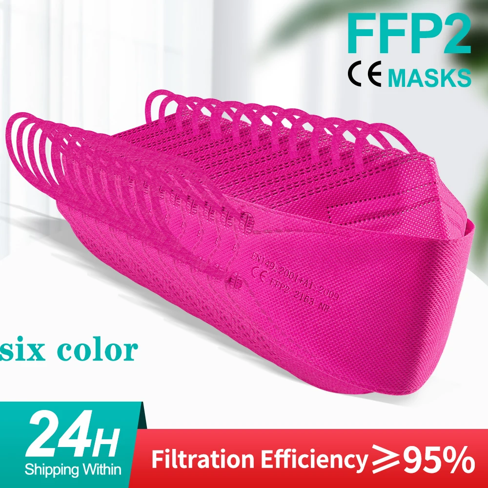 Корейский 4D FFP2 маска CE утвержденный взрослый Mascarillas Colores многоразовые KN95 маски 4