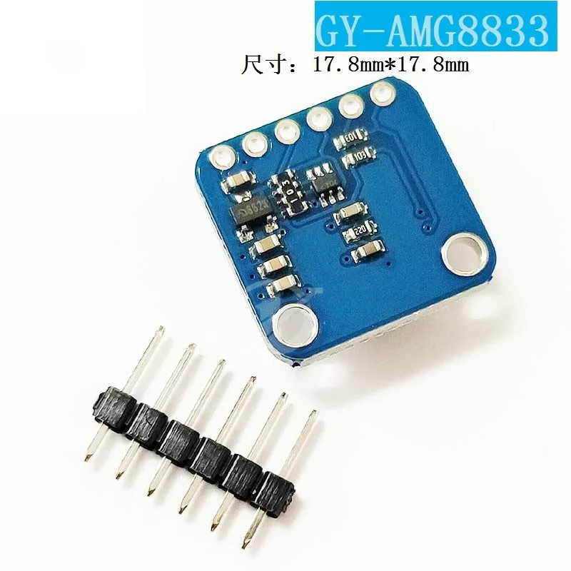 Фото AMG8833 IR 8x8 тепловизор матричный модуль датчика температуры для Raspberry Pi GY AMG8833 IR 8x8 тепловизор матричный модуль датчика температуры для Raspberry Pi GY