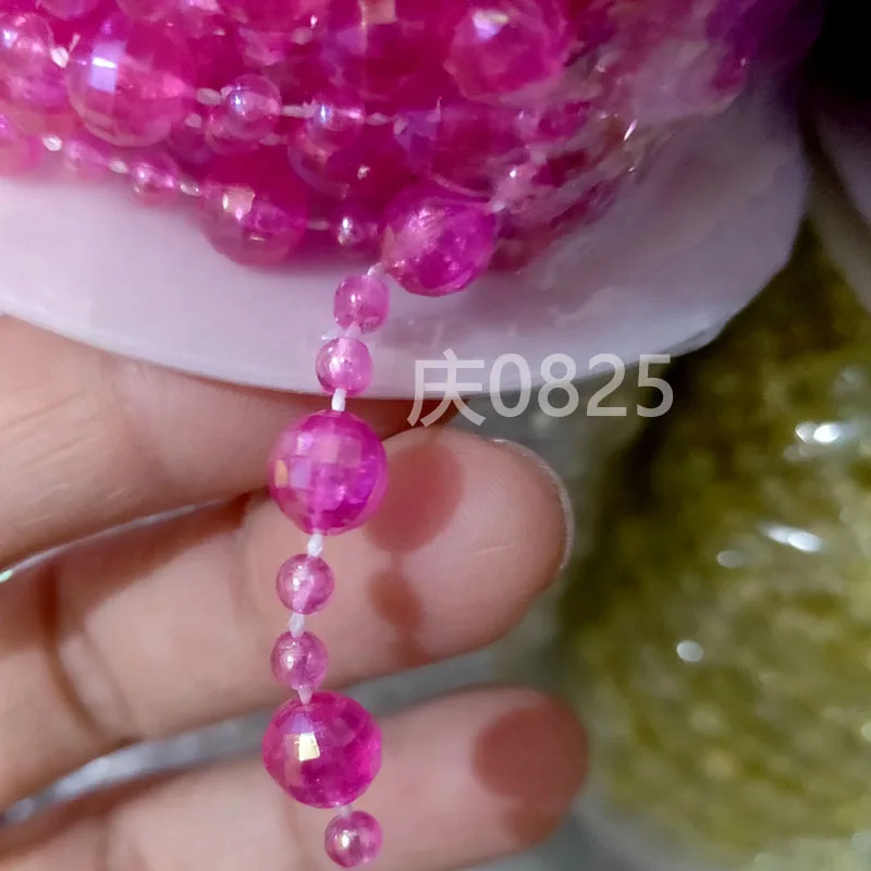 1 м блестки прозрачные хрустальные бусины Блестки из бисера тканевая отделка для