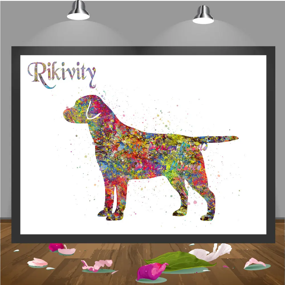 Лабрадор ретривер Rikivity холст картины плакаты с изображениями собак принты