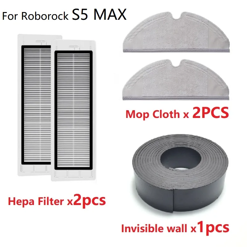 Оригинальный пылесос Roborock S5 MAX S50 S51 S60 S61 аксессуары моющийся фильтр Швабра