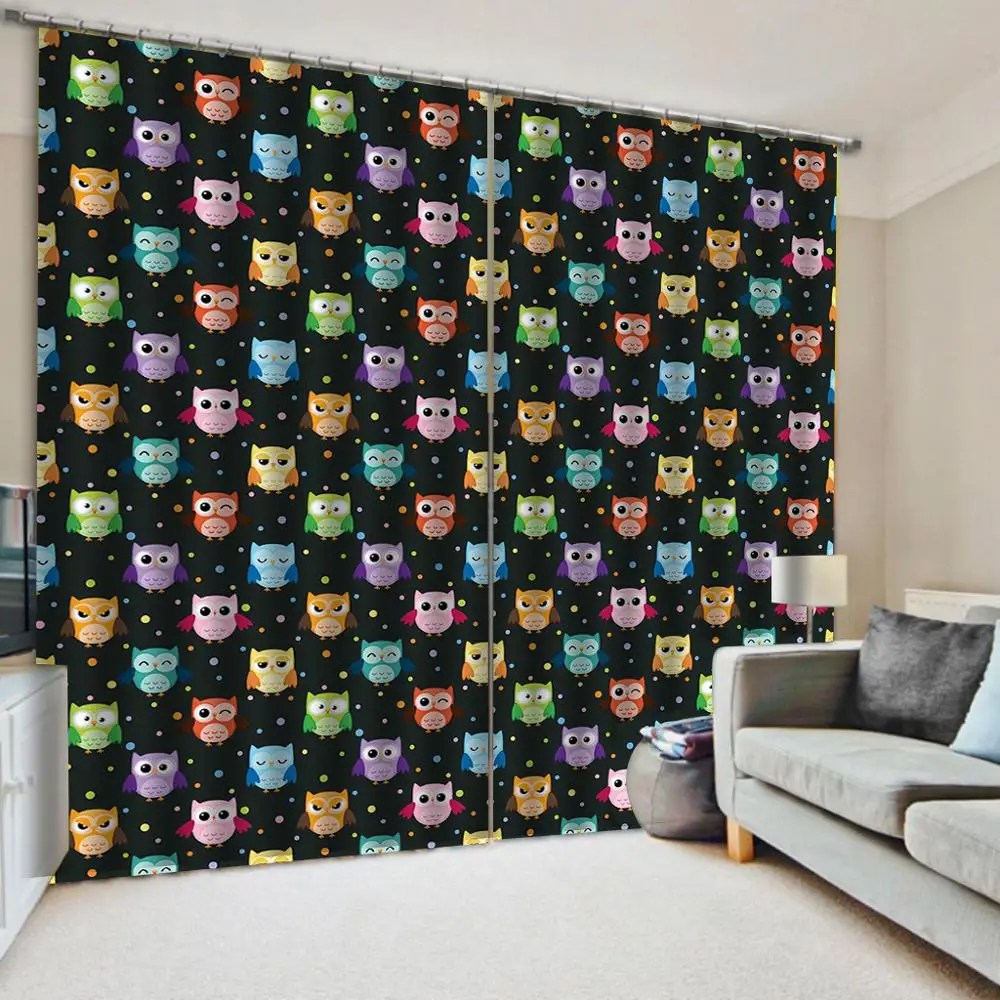 

black and white curtains 3D Curtain Printing Blockout Polyester Photo Drapes Fabric For Room Decoration curtains