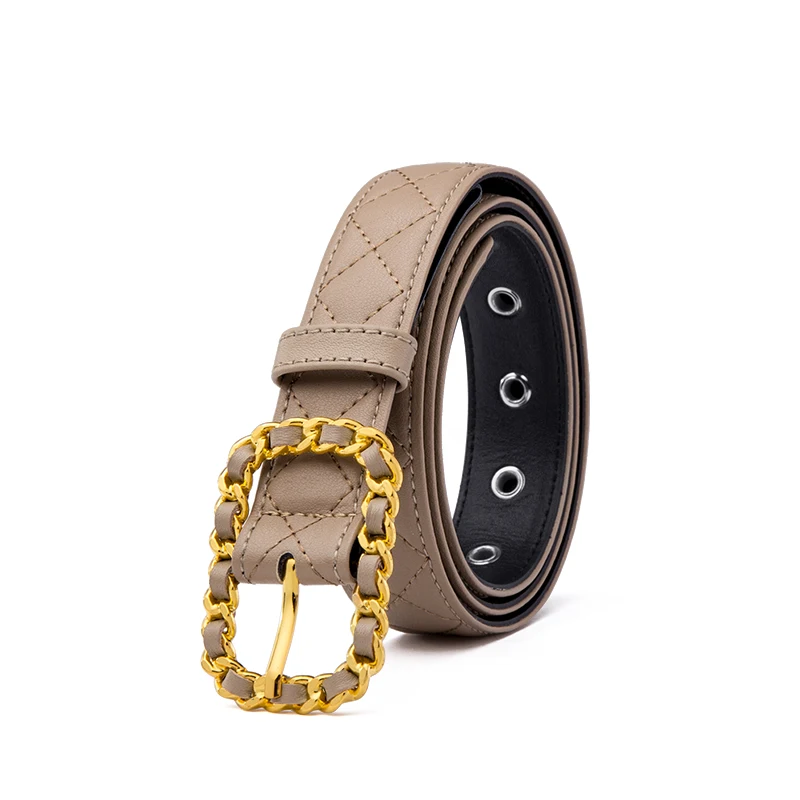 ZOOLER брендовый мягкий кожаный ремень для девочек ручной работы с 7 отверстиями