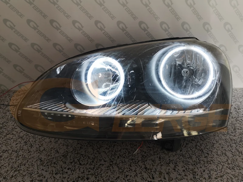 Для VOLKSWAGEN VW golf 5 V mk5 2004 2005 2006 2007 2008 2009 отличное Ультра яркое освещение CCFL ангельские глазки комплект halo кольца