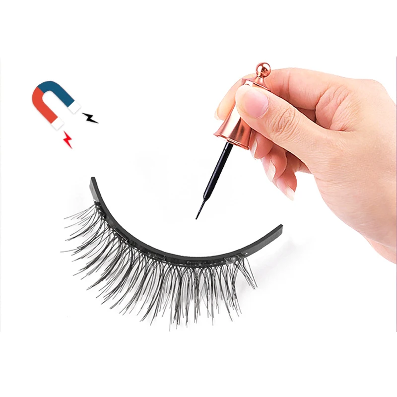 5 пары магнитное поле с подводка для глаз натуральный вкладки magneticas