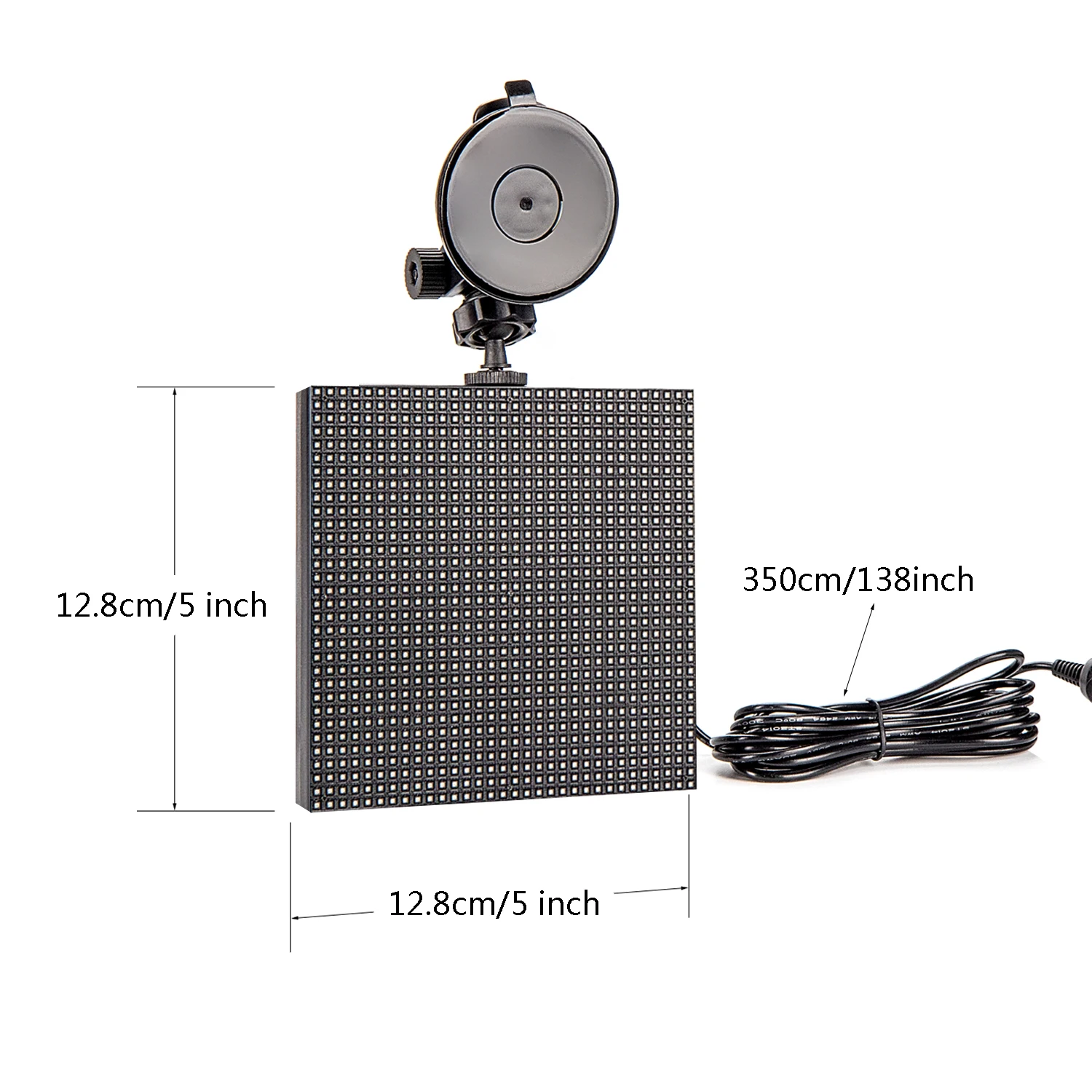 Автомобильная светодиодная вывеска 12 В RGB APP Bluetooth-совместимая GIF программируемая