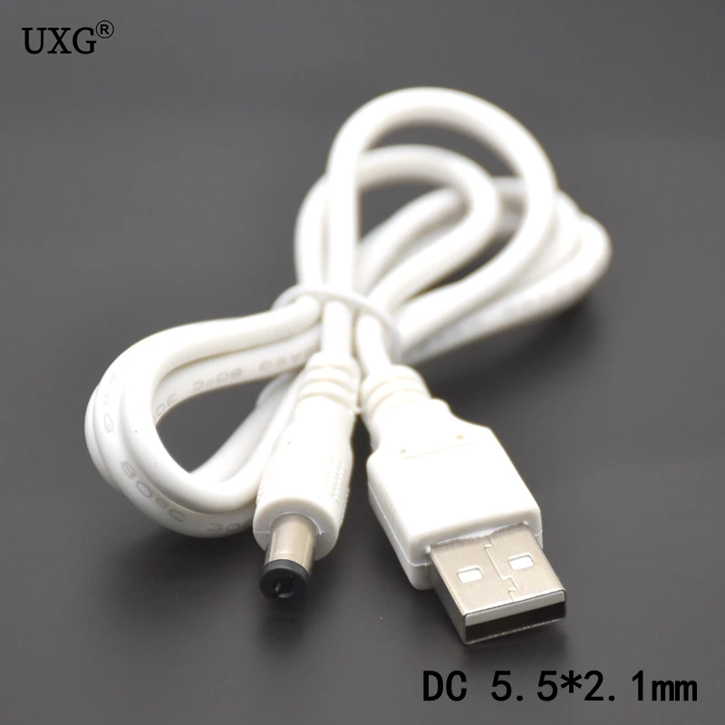 USB разъем питания постоянного тока преобразует в 5 5*2 1 мм/постоянный ток 5x2 мм