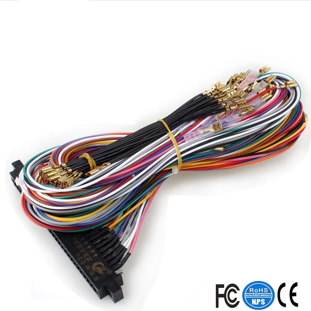 Аркадный жгут проводов JAMMA 56 Pin с интерфейсом шкафа ткацкий станок многоадресный