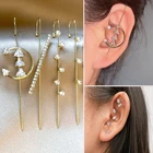 Серьги-гвоздики женские с цирконом, 1 шт.