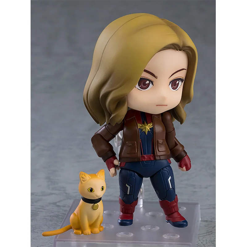 

10cm Original GSC Marvel The Avengers Captain Marvel DX PVC Action Figure Collection Model Toys Gift For Children