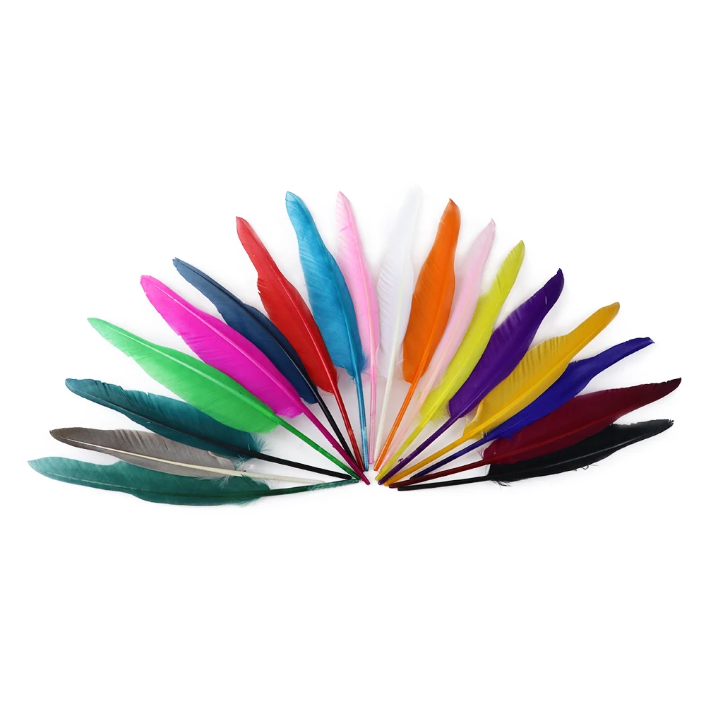 50 шт. крашеные гусиные утиные перья для украшения свадьбы|Перо| |