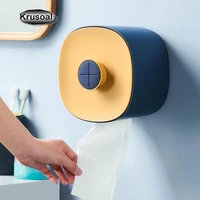 waterproof toilet paper holder disposable face towel holder wall mounted toilet roll dispenser bathroom toilet paper storage box
