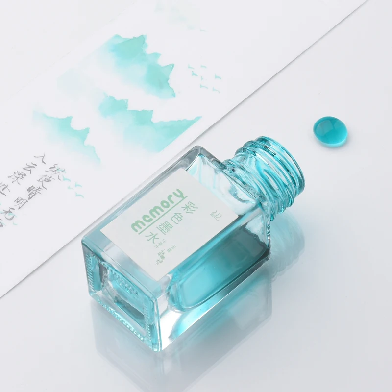 Портативная перьевая ручка 18 мл чернила неуглеродного цвета для окунания