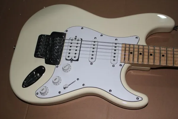 Фабрика custom shop новая ST Ретро белая электрогитара с тремоло гитара Хай 4| |