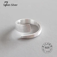 real 925 sterling silver finger rings for women trendy fine jewelry large adjustable antique rings anillos