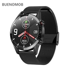 Смарт-часы BUENOMOB, водонепроницаемые IP68, с поддержкой Bluetooth, пульсометром, ЭКГ + ППГ