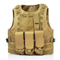 yakeda cheap black combat quick release airsoft molle army police military supplies tactical bullet proof vest