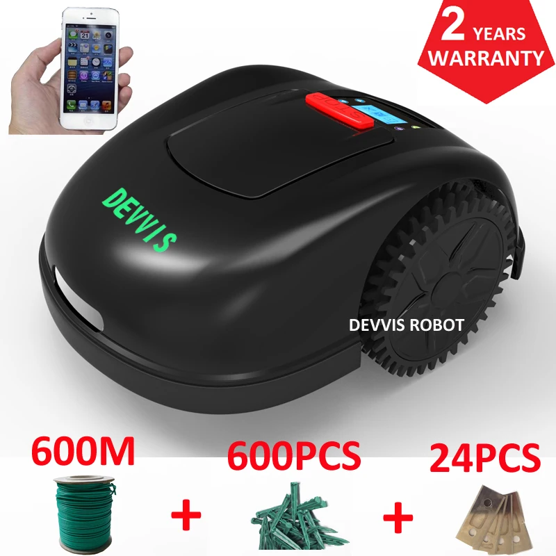 Двухлетняя гарантия DEVVIS WIFI APP Contorl Интеллектуальная Газонокосилка триммер для