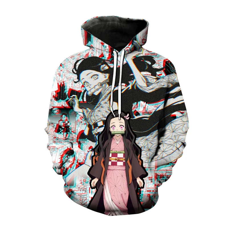 

2021 Spring and Autumn Men's Women's Hoodie Sweatshirt Anime Cartoon 3D Printed Clothes One Sweatshirt Casual Street Jacket