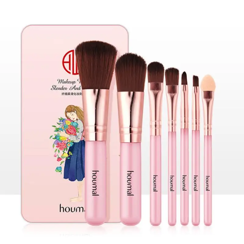 

5Pcs Makeup Brushes Tool Set Cosmetic Powder Eye Shadow Foundation Blush Blending Beauty Make Up Brush Makeup Sets Maquiagem