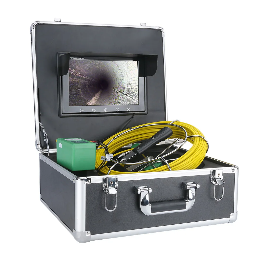 

22mm WIFI Pipe Locating Drain Sewer Inspection Camera Snake Endoscope Meter Counter Borescop 20M 30M 50M