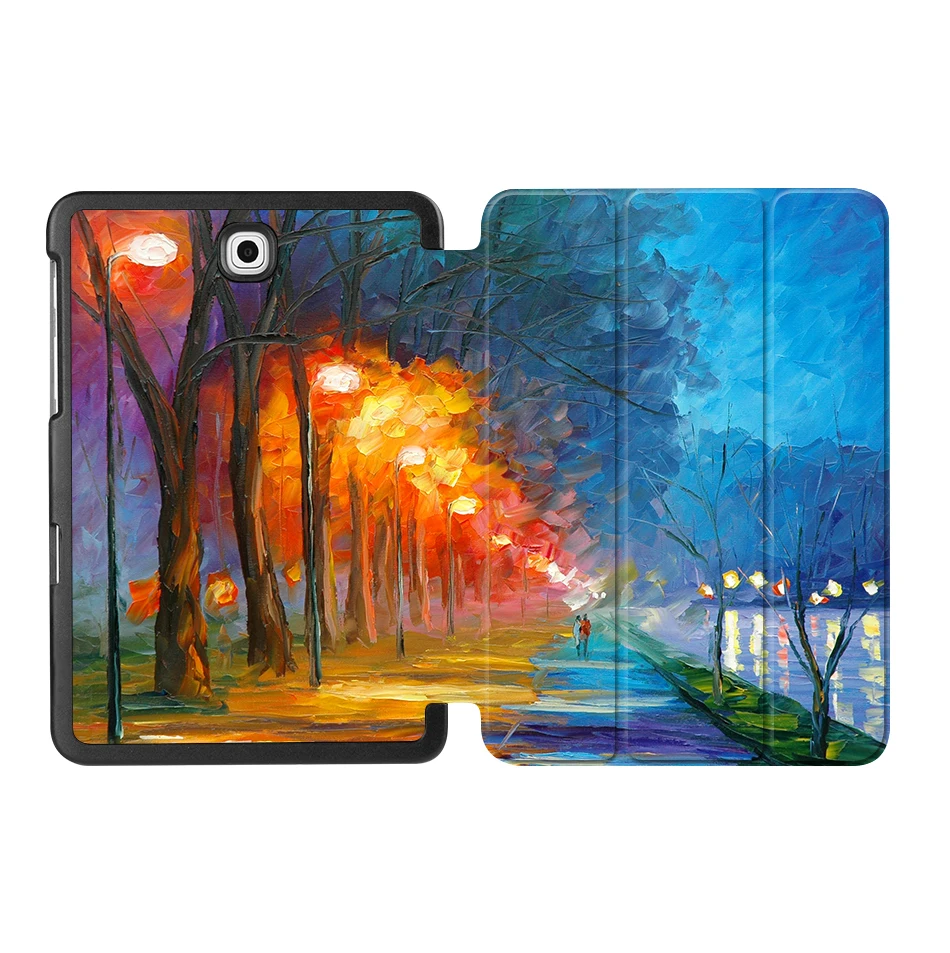 SS11 MTT чехол с масляным рисунком для samsung Galaxy Tab S2 8,0 ''SM-T710 T715 из искусственной кожи откидной смарт-чехол защитный чехол T713 T719 - Цвет: SS11