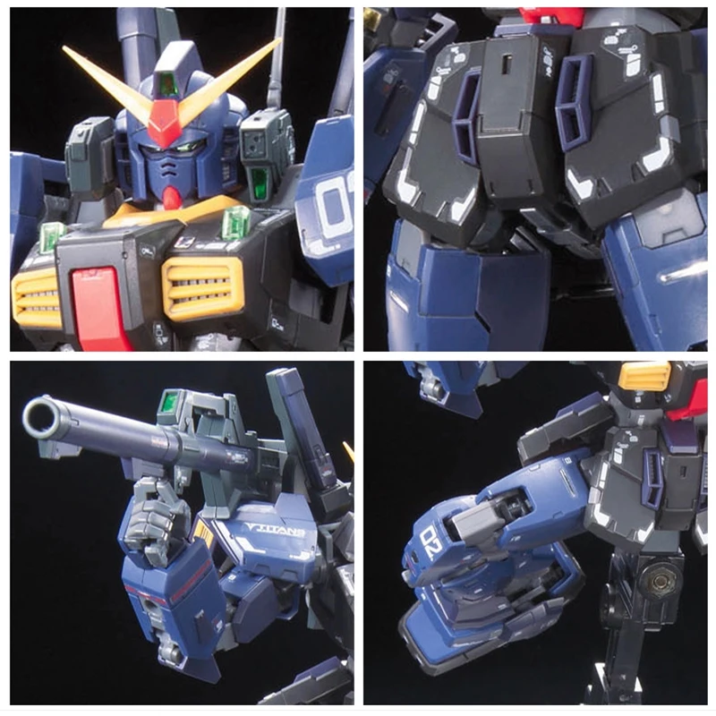 Аниме RG 1/144 черный RX 178 Титаны Mark II воина гундама собрать модель Juguetes робота из