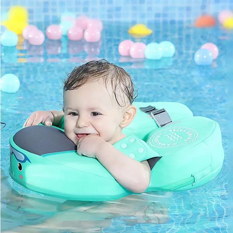

Mambobaby Non-inflatable Baby Floater Swimming Floating Neck Float Swim Ring Swim Trainer Swimming Pool Toys For Baby 1-3 years