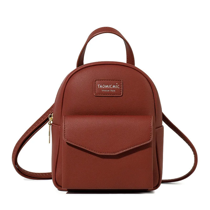 

2020 new backpack fashion Mini schoolgirl backpack outdoor street girl backpack Pu lady bag