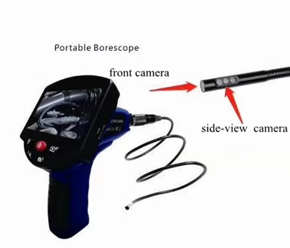 

4,3 дюймовый ЖК-дисплей 5,5 мм двойной объектив AV Портативный эндоскоп камера CMOS Бороскоп