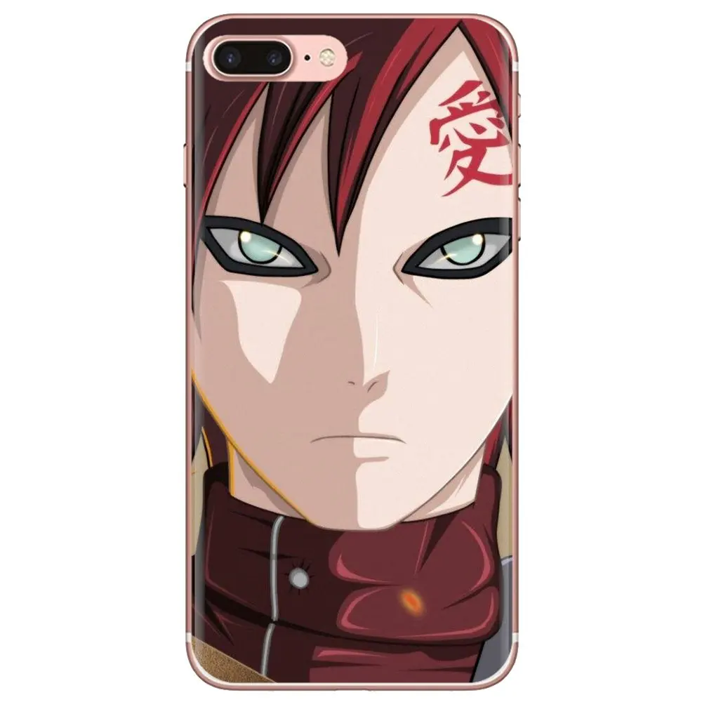 Силиконовый чехол для телефона iPhone 11 Pro 4 4S 5 5S SE 5C 6 6S 7 8 X XR XS Plus Max iPod Touch Anime Naruto Gaara |