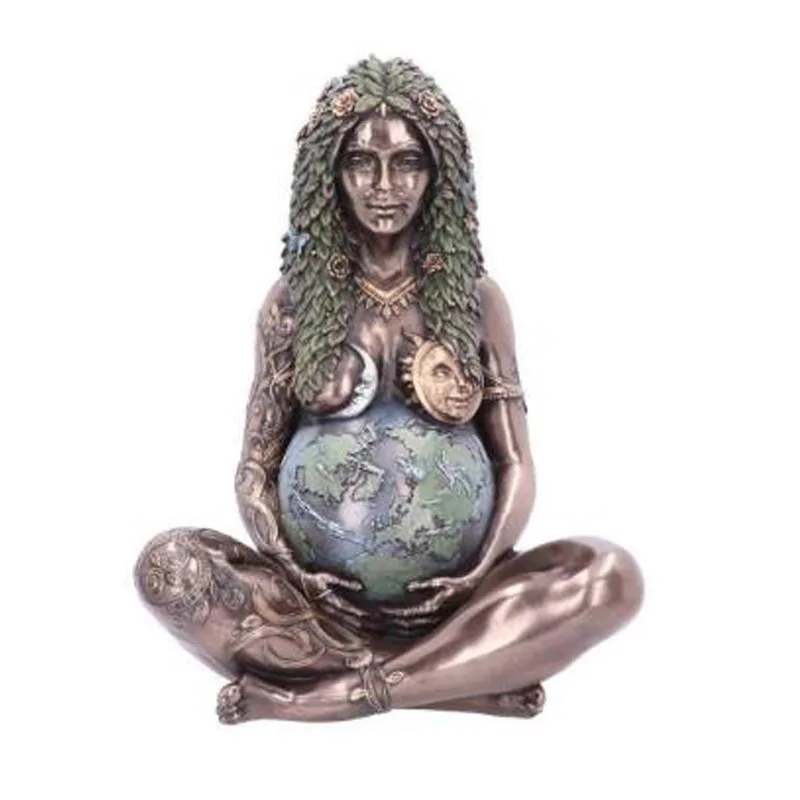 

Mother Earth Art Three-dimensional Mythological Statue Resin Decoration Millennium Gaia Art Goddess Statue Mother of the Earth