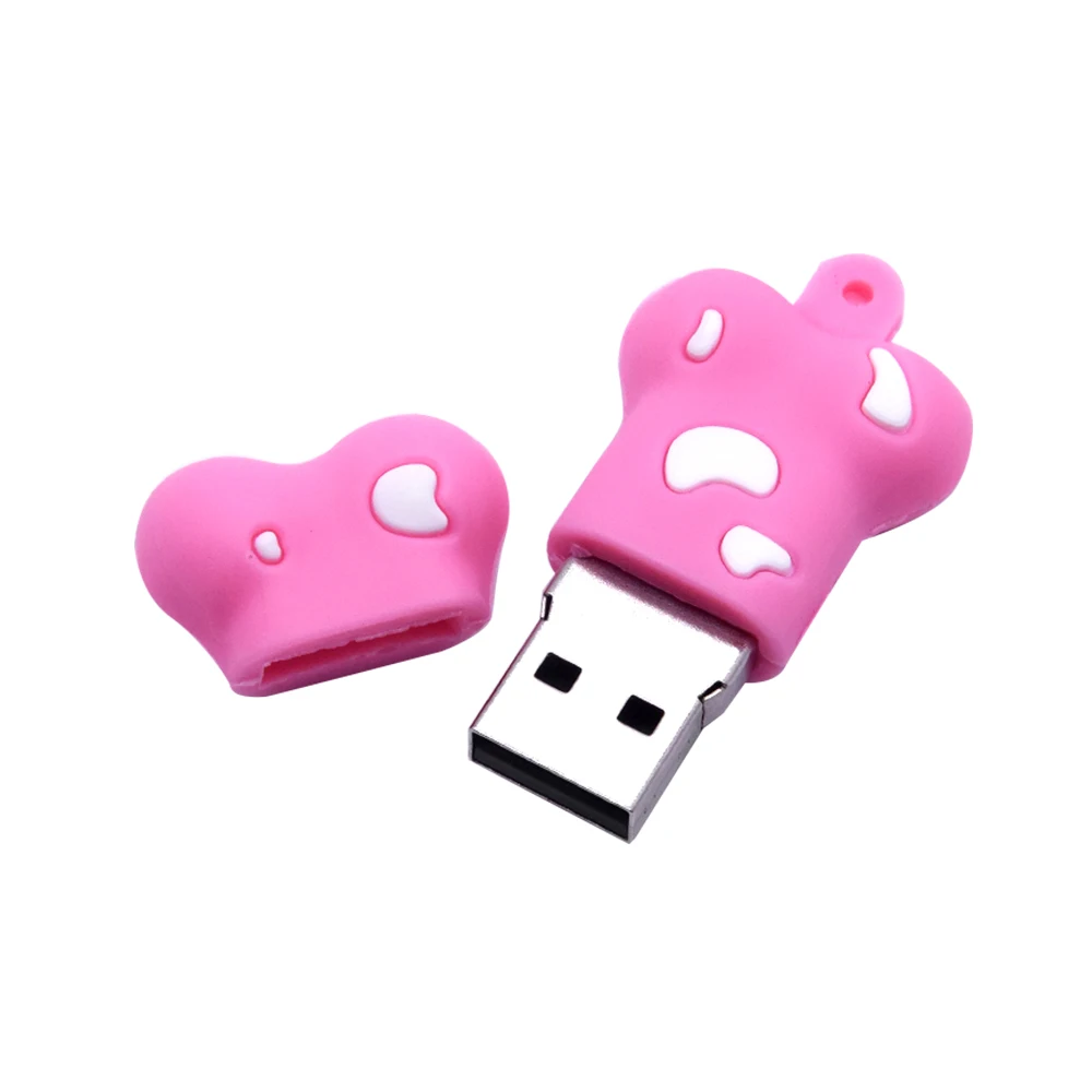 style 3 Флеш-диск USB 2,0 Cartoon Bone 64 ГБ 32 ГБ 128 МБ реальные емкости флешки U диск креативная милая детская игрушка палка для фотографирования подарки - Цвет: style 3