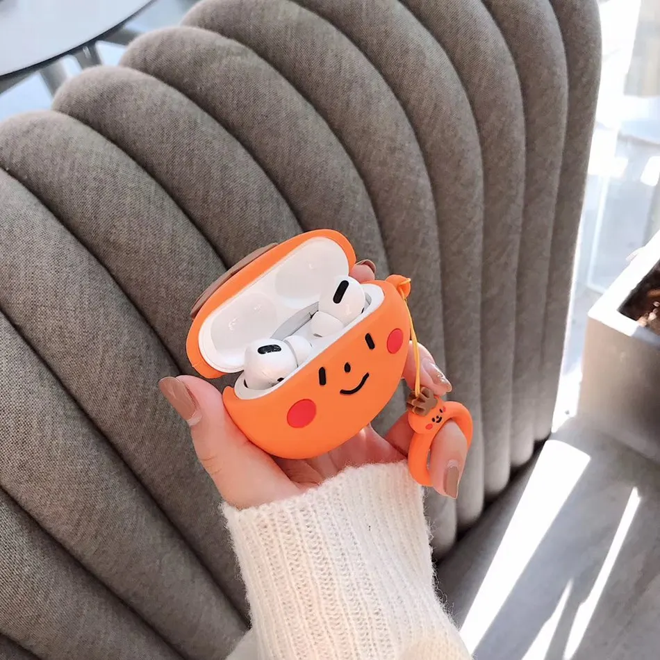 Для AirPods Pro Чехол 3D милый кот для разделывания свиньи, утки Kawaii аниме мультфильм чехол для наушников для AirPods 3 Мягкий защитный чехол с крючок карабина