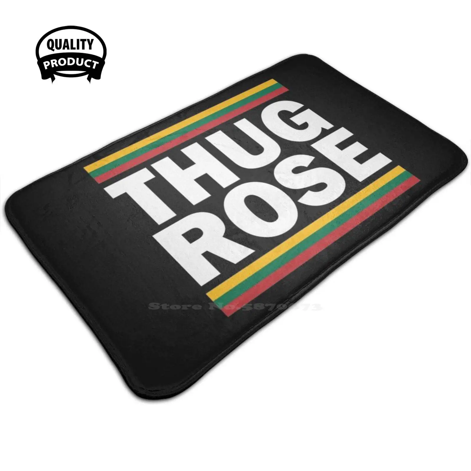 Мягкая подкладка для ног Thug Rose товары комнаты коврик Худ роза намаджун намаюн