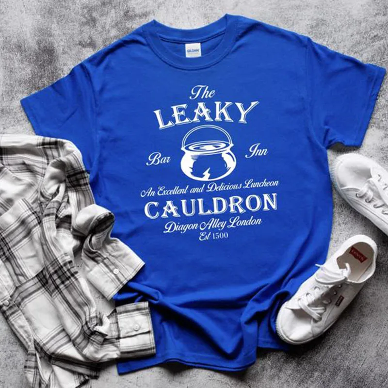 

HP Unisex O-Neck T-shirt close-fitting cauldron T-shirt Women clothes