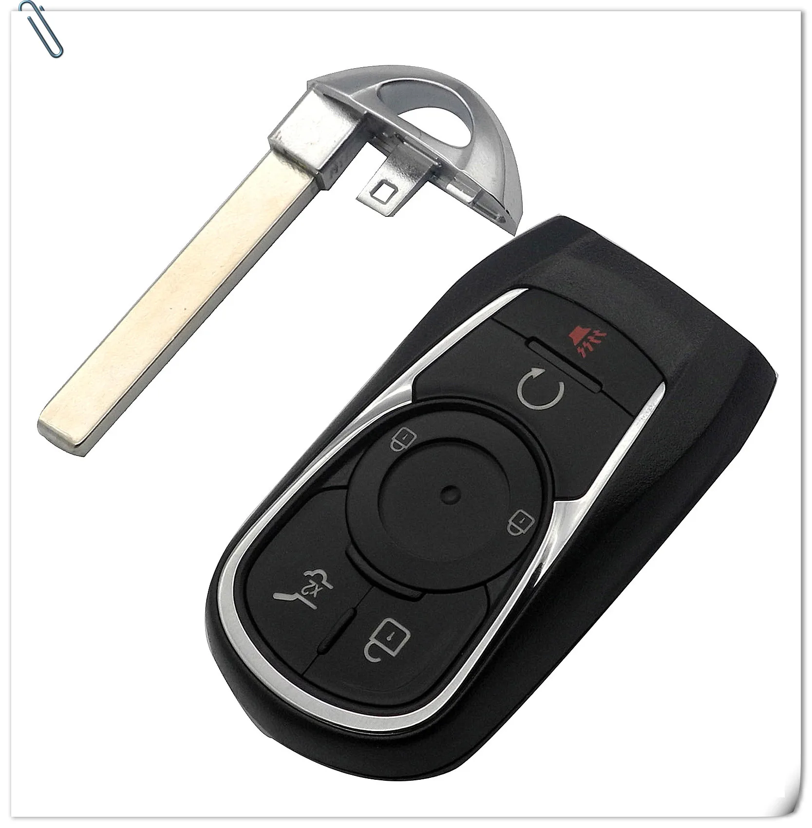 Jingyuqin для Buick VERANO ENCORE LACROSSE REGAL ENVISION Брелок чехол 4 кнопки умный пульт дистанционного управления без ключа