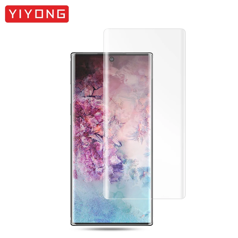 Изогнутое 3d стекло YIYONG с закругленными краями для Samsung Galaxy Note 20 Ultra 10 Lite закаленное