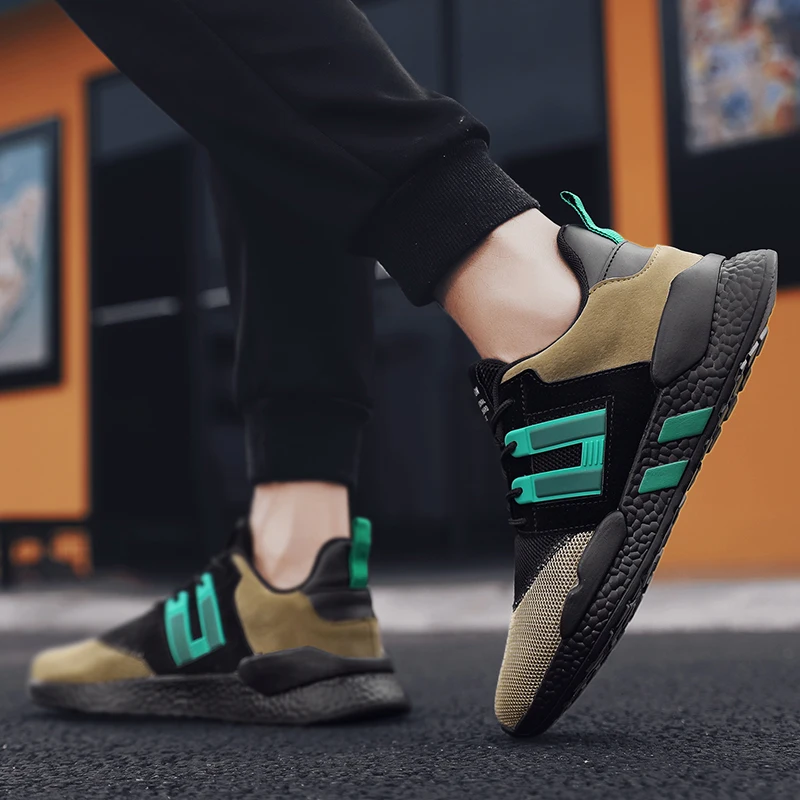 Новая мужская повседневная обувь из сетчатого материала легкая удобные дышащие