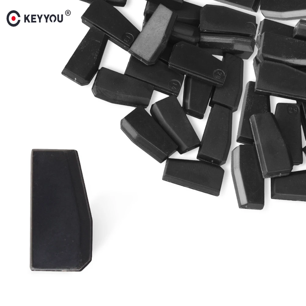 

KEYYOU Immobilizer Transponder Chip Blank Carbon Chip Car Key Cemamic 4D60 40Bit For Ford Remot Key Chip Hight Quality