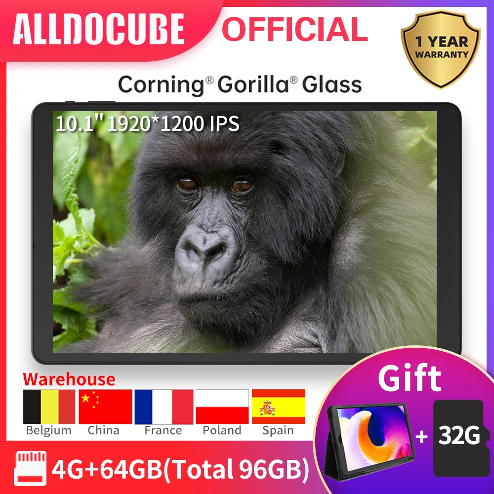 Alldocube LTE планшет с 10 1 дюймовым ips экраном восьмиядерным процессором SC9863A ОЗУ 4 Гб