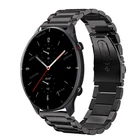 Металлический ремешок GTR 2E для Xiaomi Huami Amazfit GTR 47 мм GTR2, браслет для часов Amazfit Pace Stratos 2 2S 3 Correa GTR2E